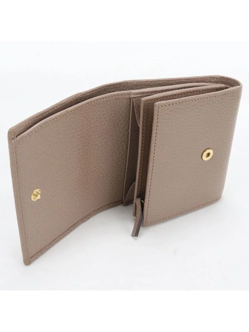 Gucci Compact Wallet Double Bifold Leather